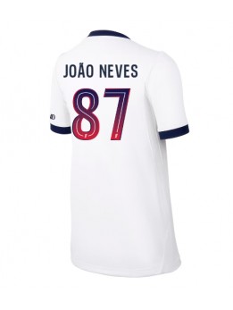 Paris Saint-Germain Joao Neves #87 Replika Borta Kläder Dam 2026-27 Kortärmad Paris Saint-Germain Joao Neves #87 Replika Borta Kläder Dam 2026-27 Kortärmad